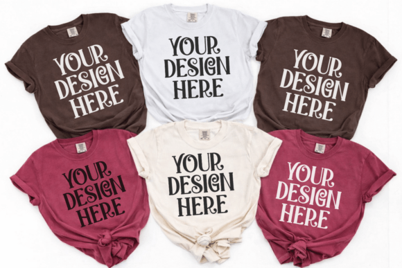 Download Comfort Colors C1717 Group Mockup - Mockup Collection