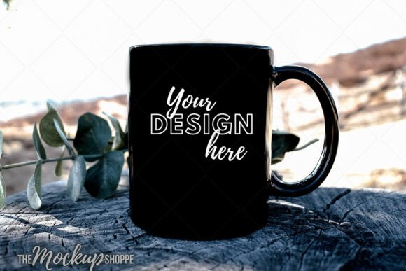 Download Black 11oz Mug Mockup, Fall Mug Mockup - Premium Bundle