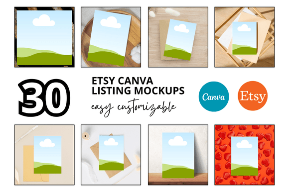 Download 30 Paper Etsy Mockups Templates - Etsy mockup Collection