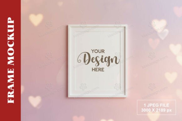 Download Valentine’s Day Wall Art Mockup 3 - Mockup Collection