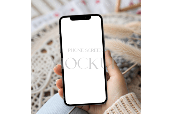 Download Cozy Handheld IPhone Mockup - Mockup Collection