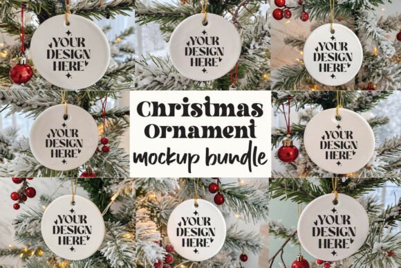 Download Christmas Ornament Mockup Bundle - Mockup Collection