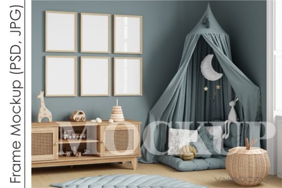 Download Nursery Frame Mockup, Poster Mockup - Mockup Collection