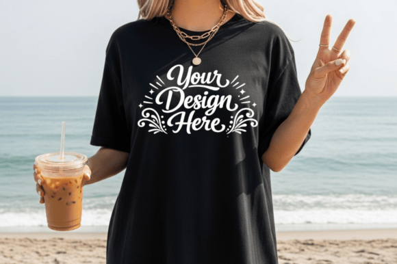 Download C1717 Comfort Colors Women Tshirt Mockup - Mockup Collection