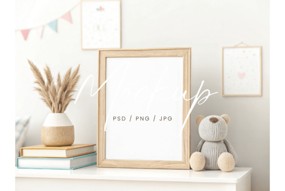 Download Frame Art Mockup for Nursery - Mockup Collection