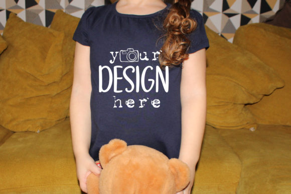 Download Kids Mockup Youth Girl TShirt Mockup - Mockup Collection