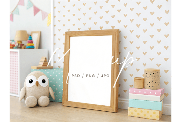 Download Frame Art Mockup for Nursery - Mockup Collection